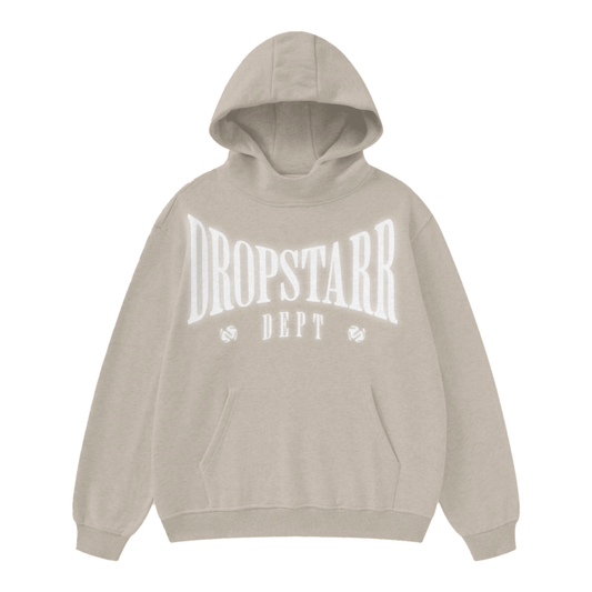 Dropstarr EXCLUSIVE Neck Insulated FOG Solid Color Fleece Hoodie - 385 GSM