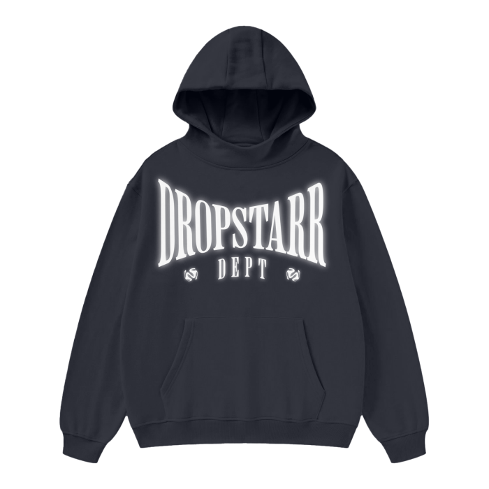 Dropstarr EXCLUSIVE Neck Insulated FOG Solid Color Fleece Hoodie - 385 GSM